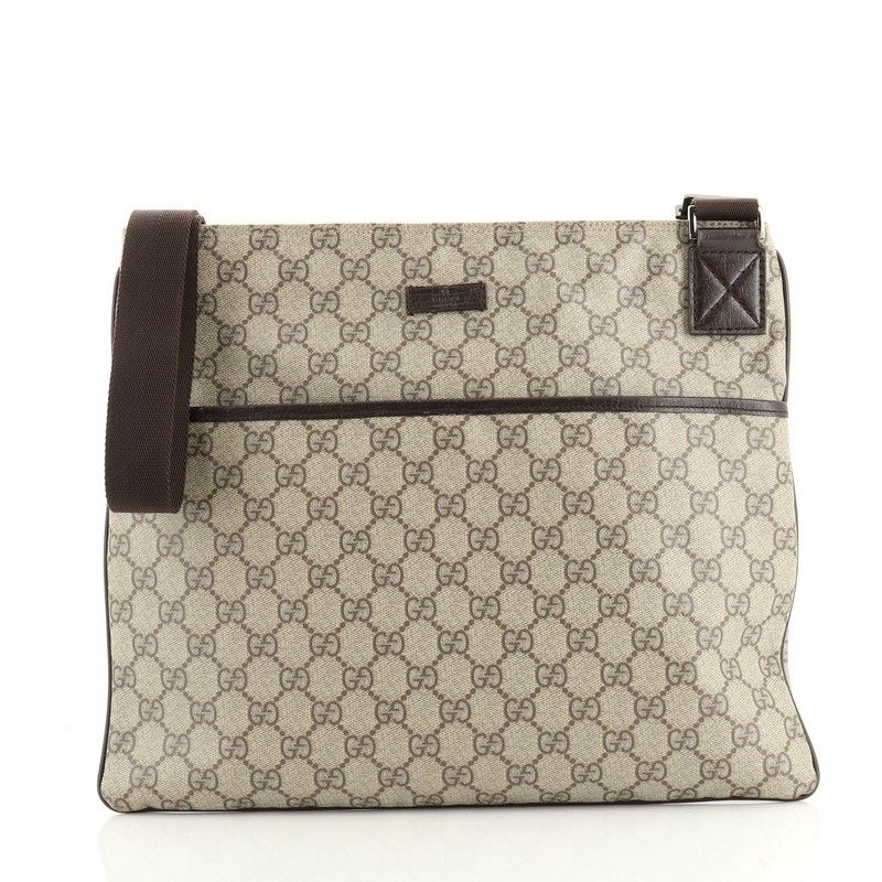 gucci flat messenger bag