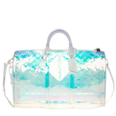 louis vuitton keepall bandouliere monogram prism