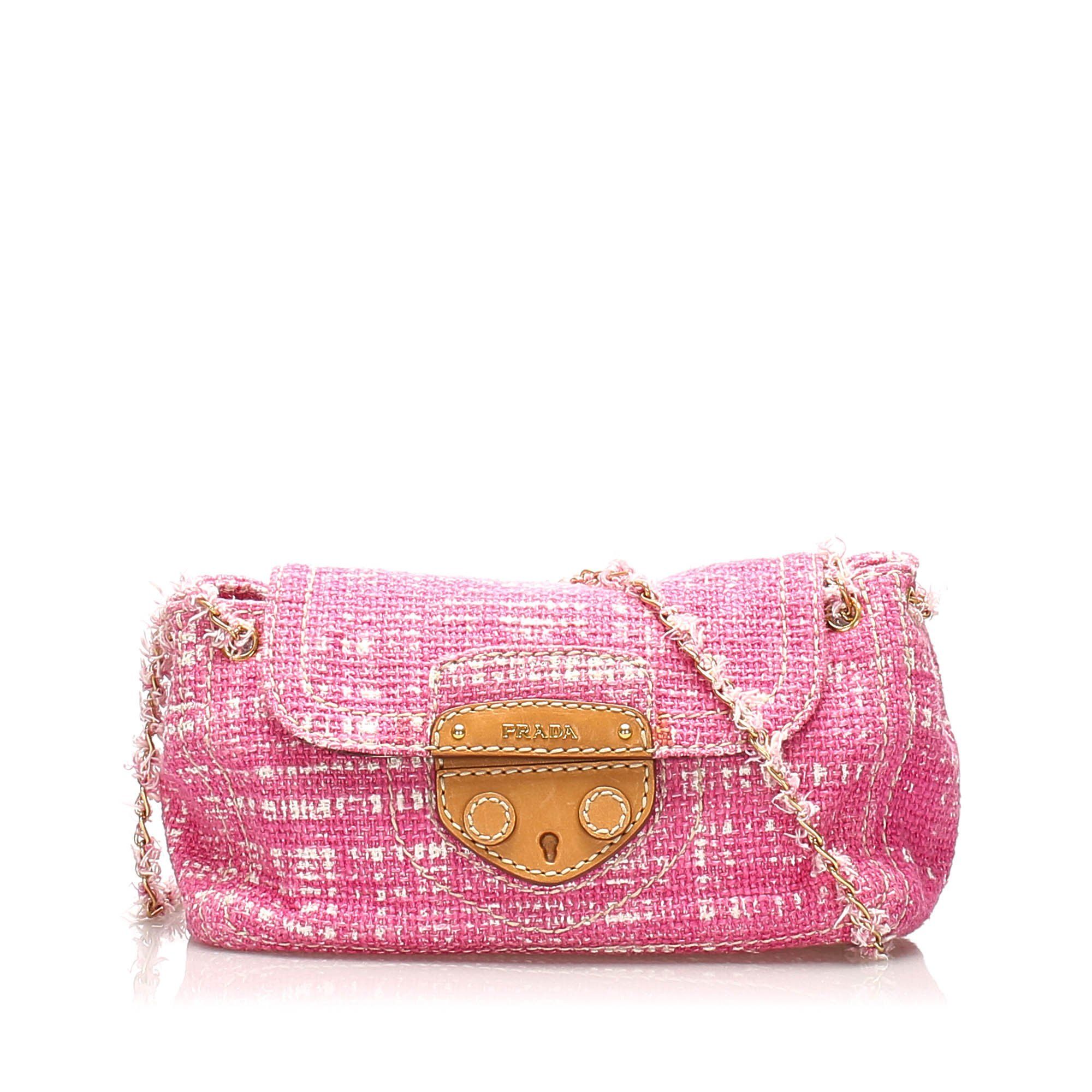 prada tweed bag