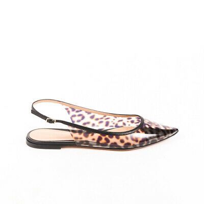 gianvito rossi leopard flats