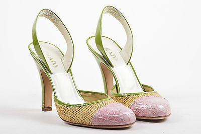 prada cap toe slingback