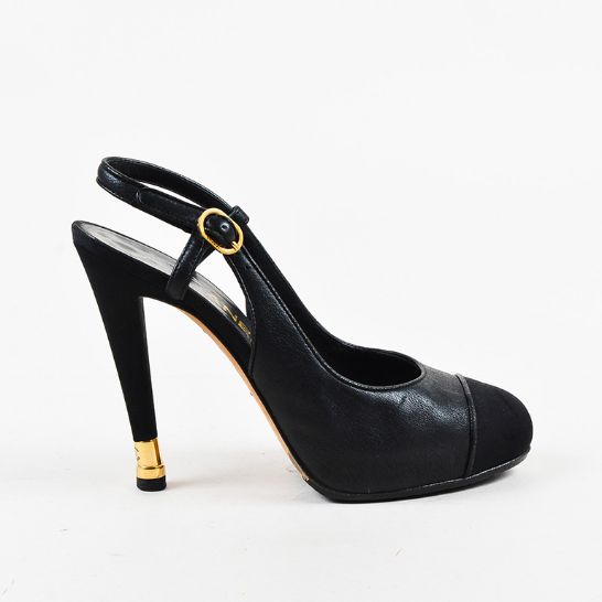 platform slingback pumps