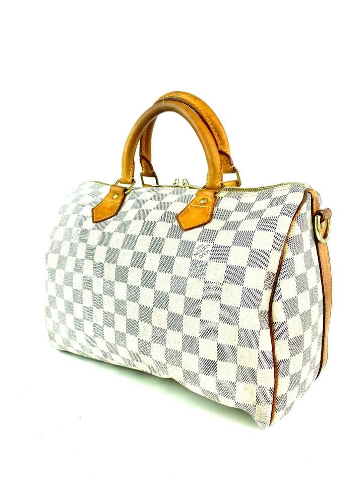 Louis Vuitton Damier Azur Speedy Bandouliere 30 4LVA858 | LePrix