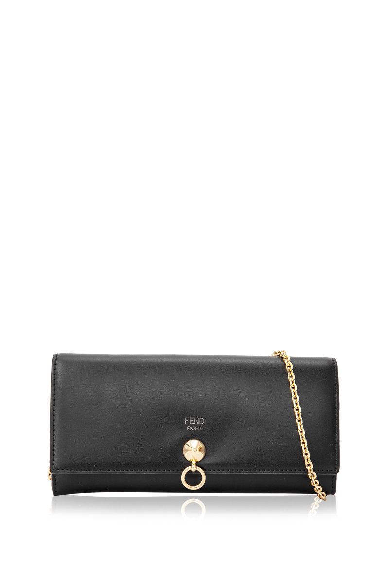 fendi continental wallet on chain