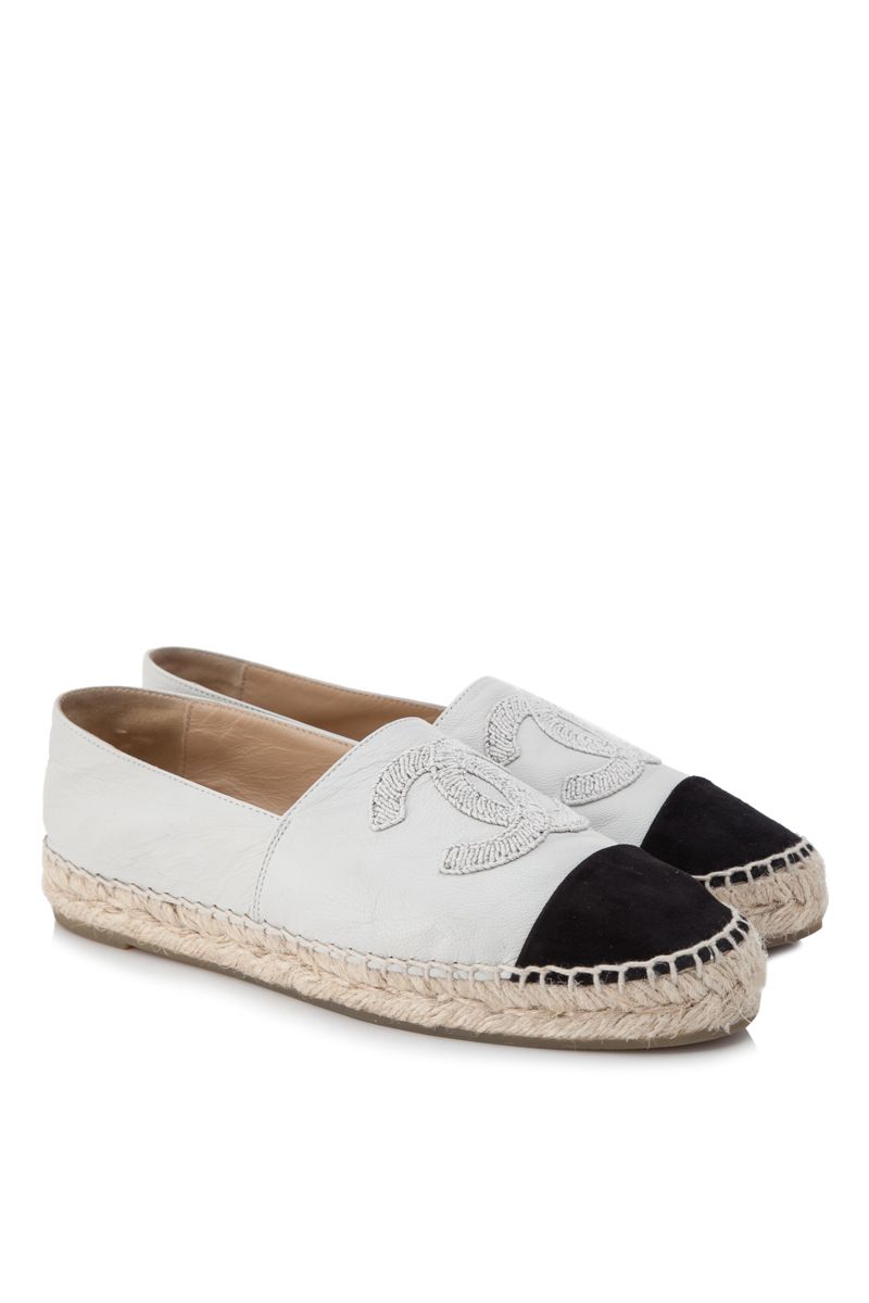 chanel slingback espadrilles