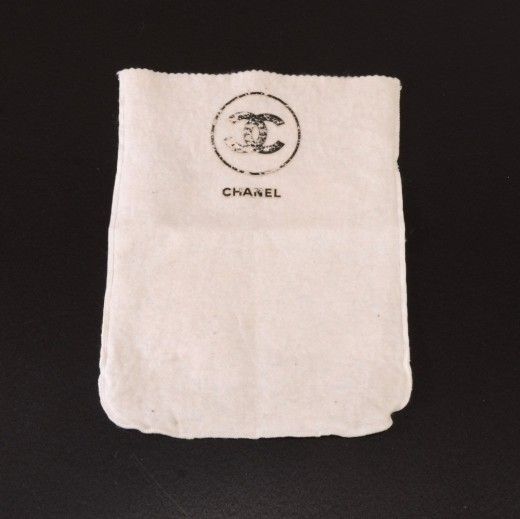 chanel white dust bag