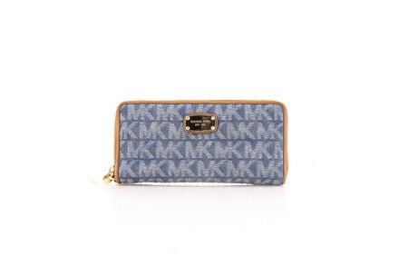 michael kors denim wristlet