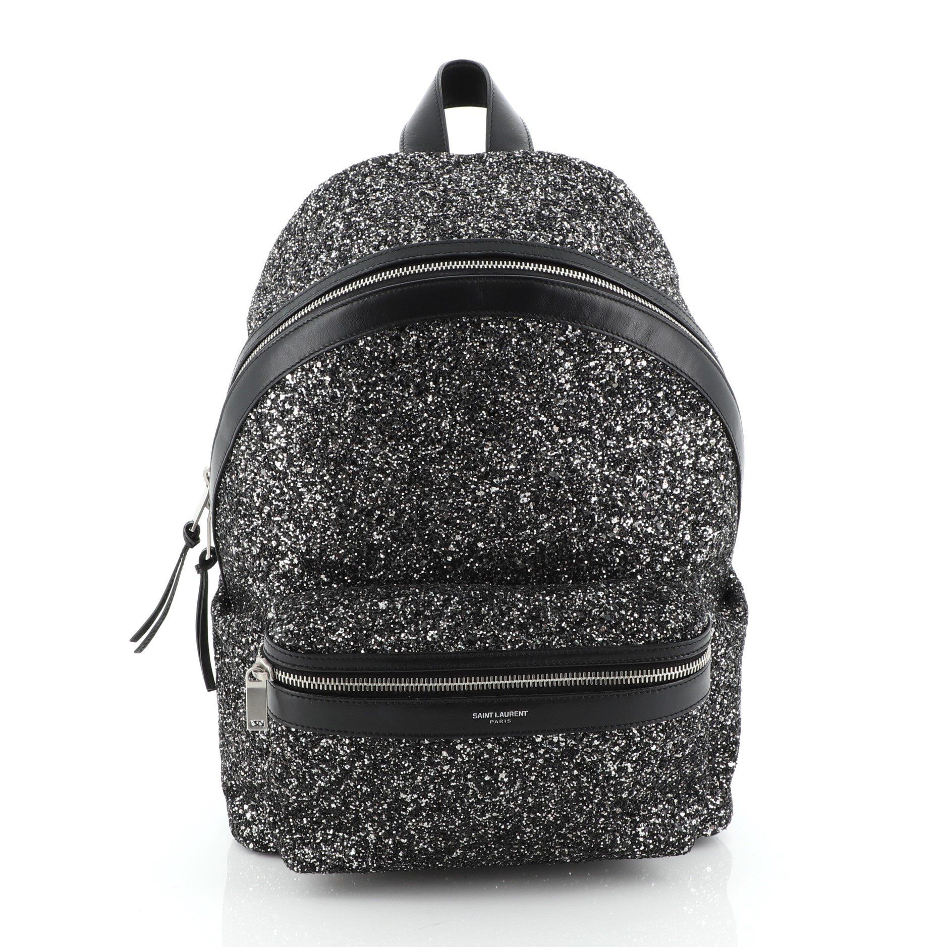 saint laurent glitter backpack