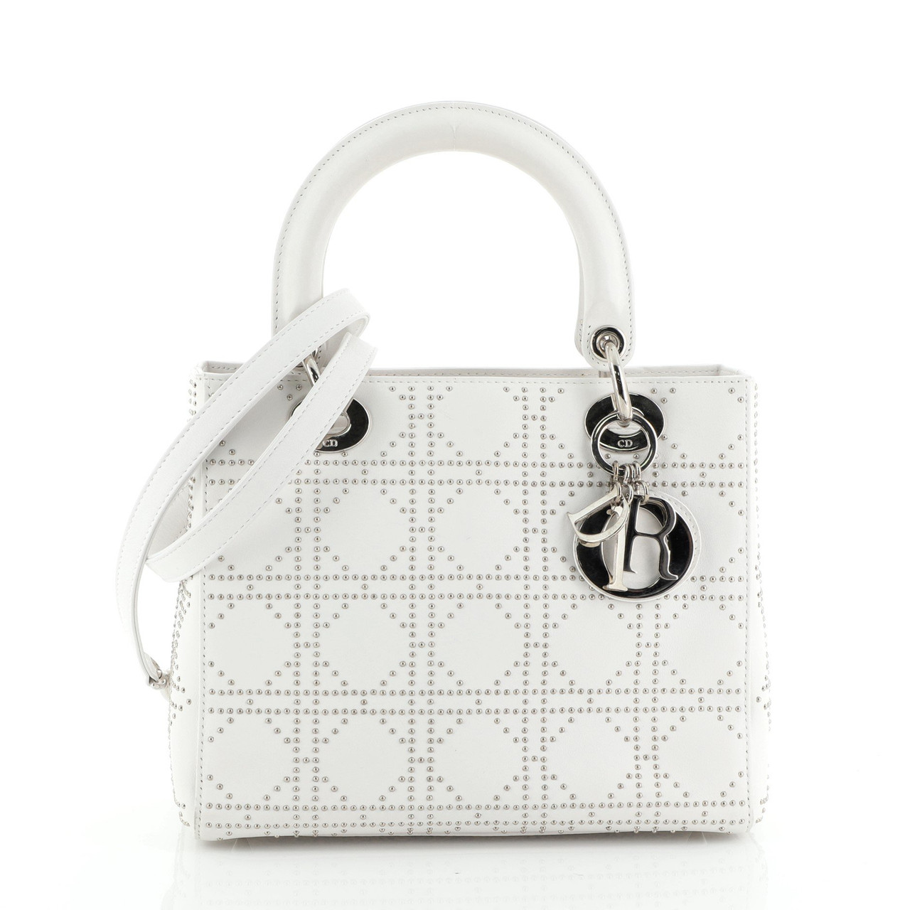 Lady Dior Bag Cannage Studded Leather Medium Leprix