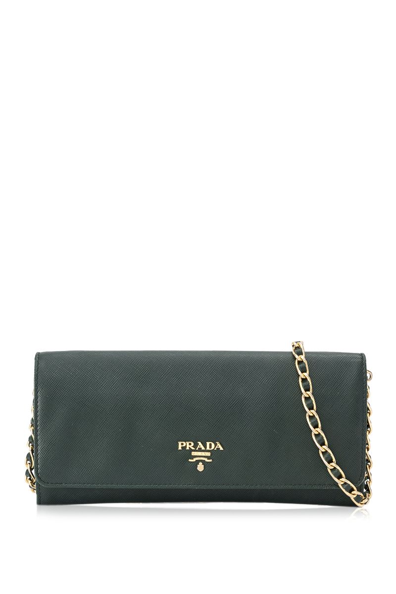prada chain wallet