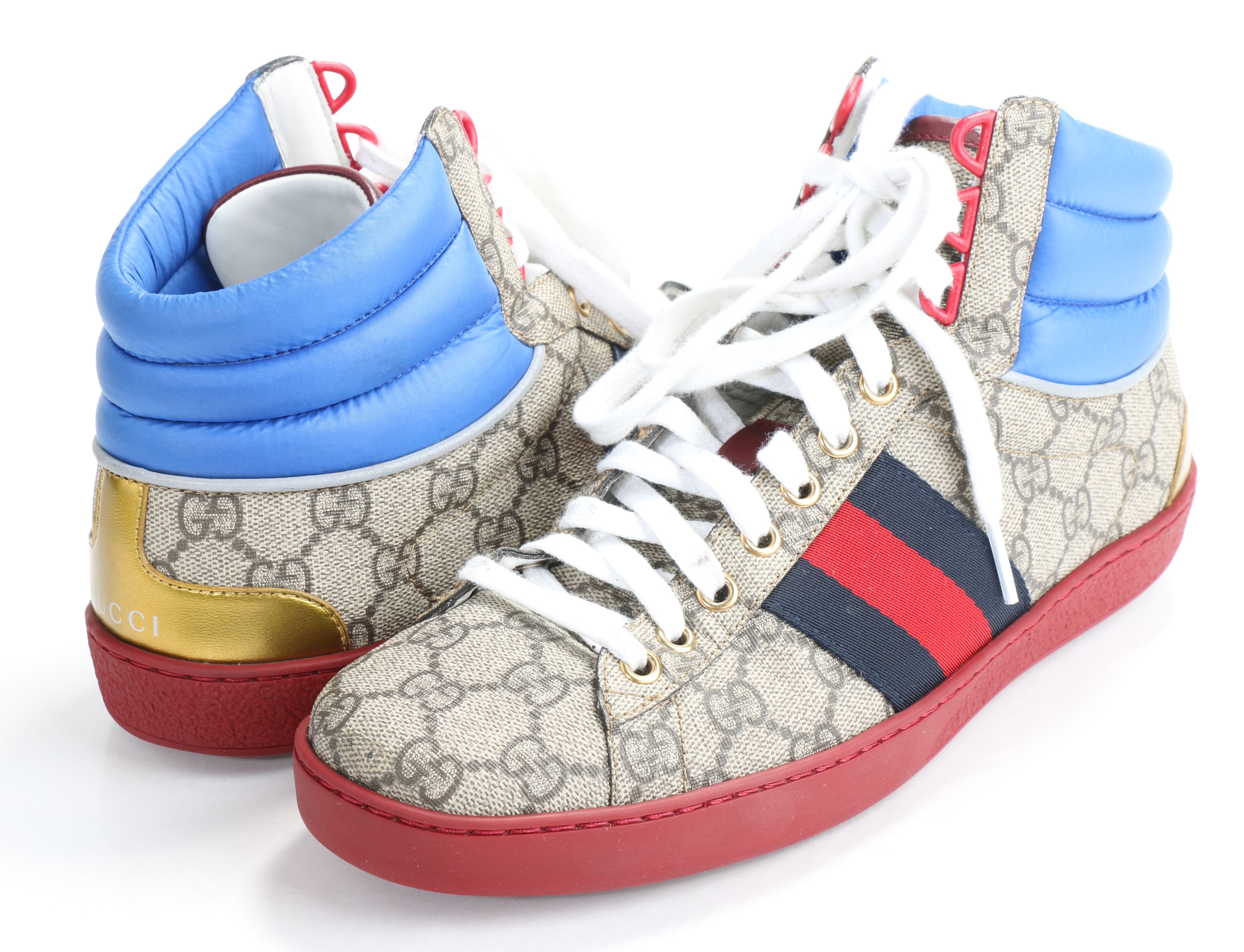 gucci ace gg high top