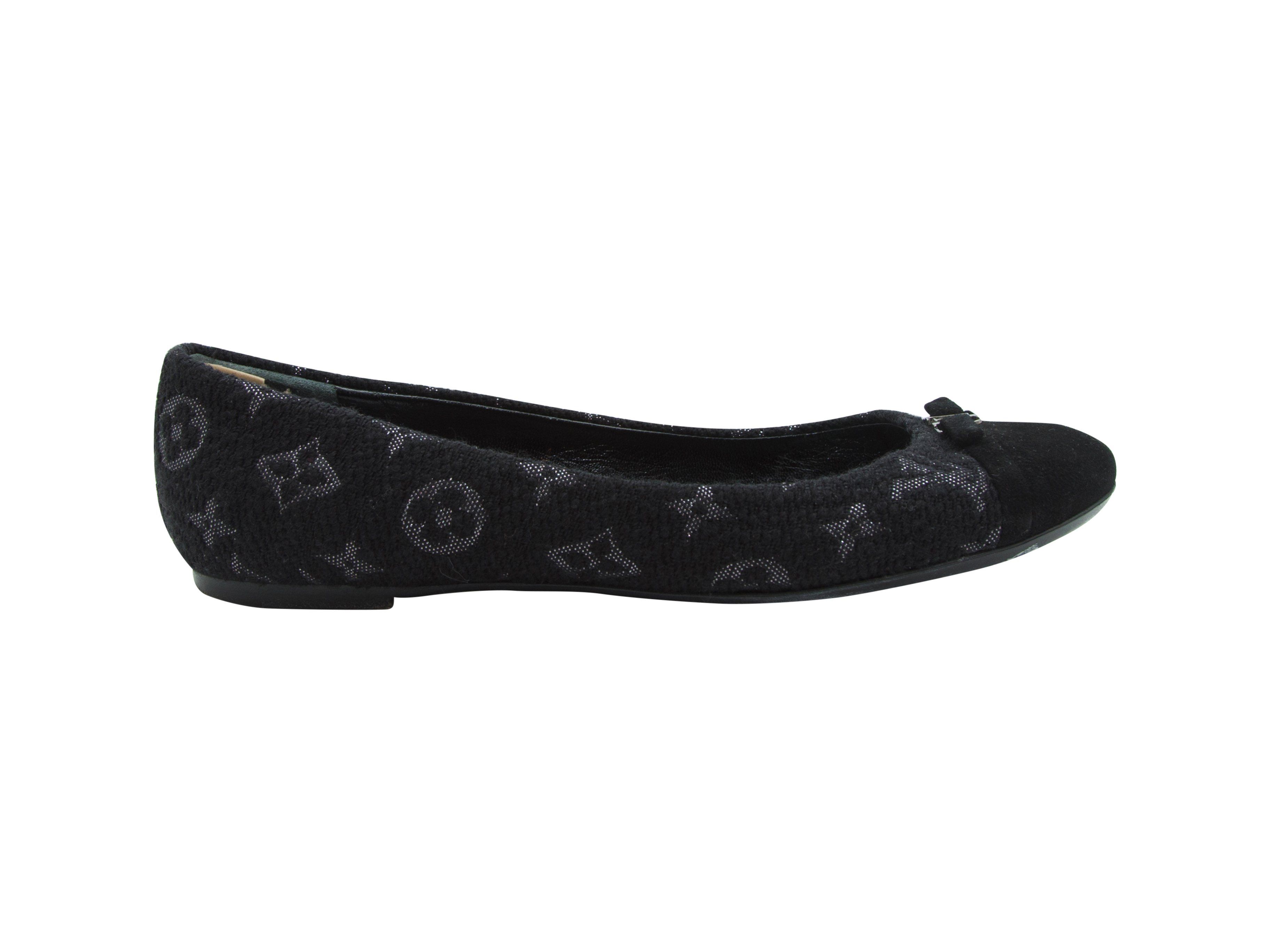 monogrammed ballet flats