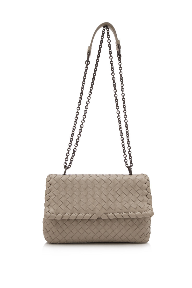 Pre Owned Bottega Veneta Intrecciato Nappa Baby Olimpia Bag Leprix