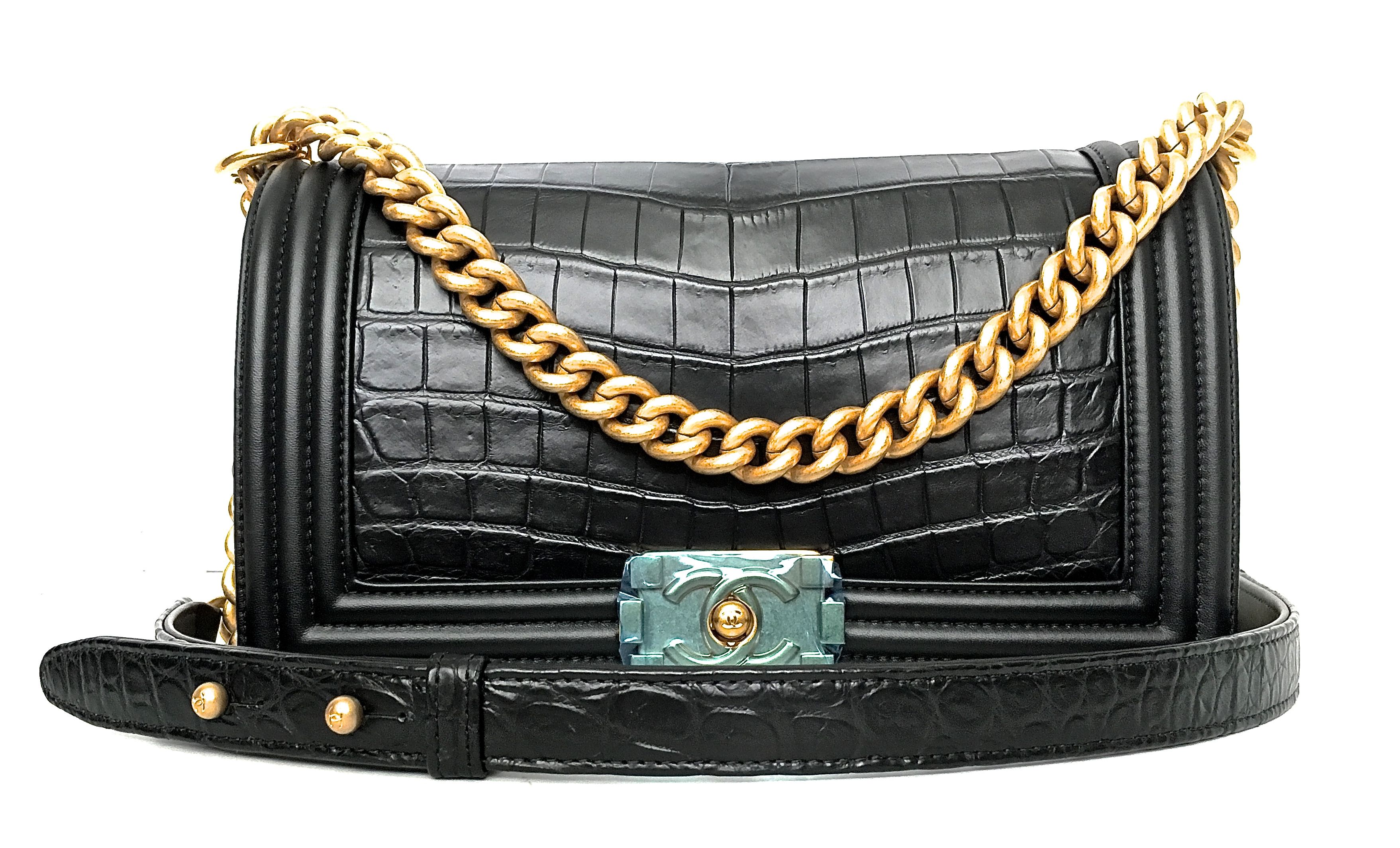 kwd black and gold bag