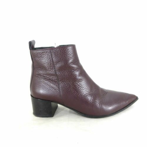 burgundy pointed boots