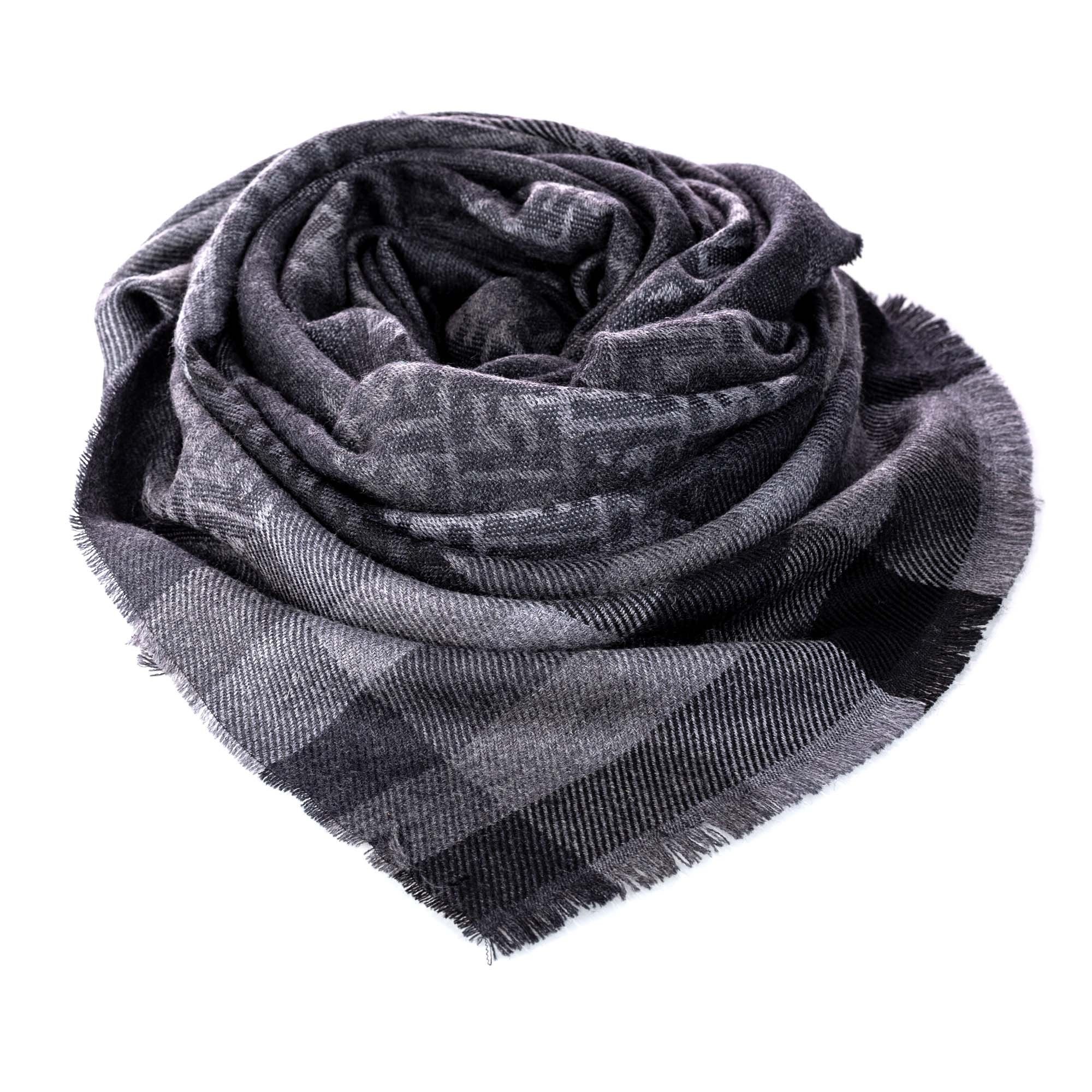 grey fendi scarf