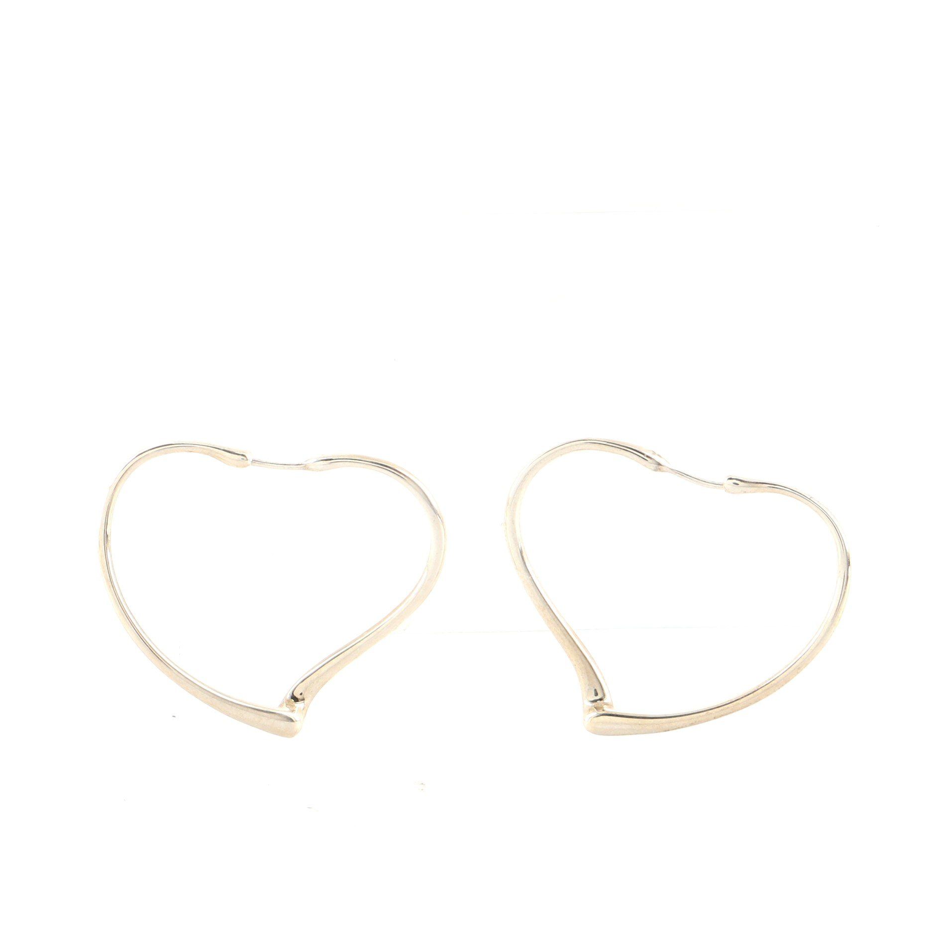 Elsa Peretti Open Heart Hoop Earrings 