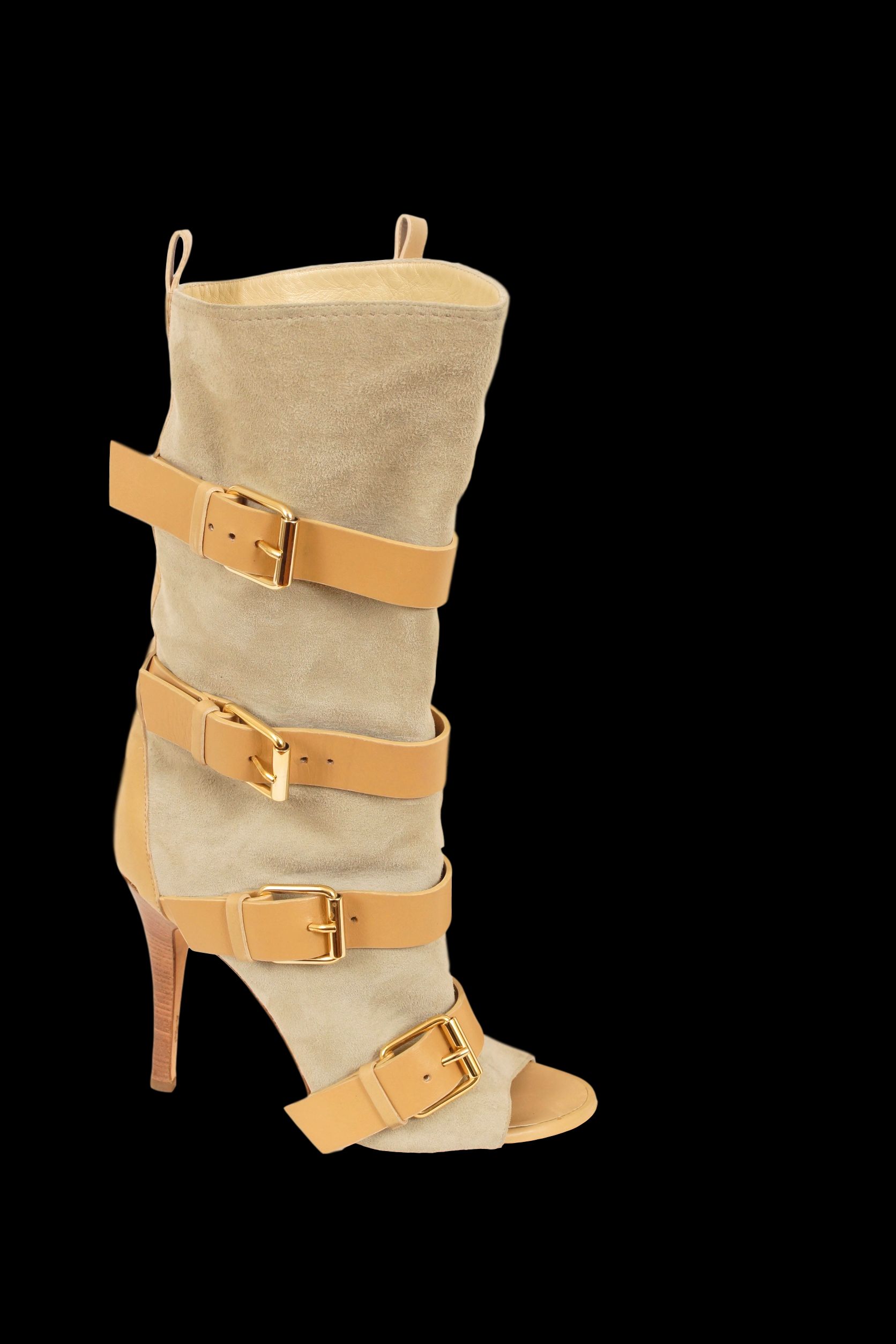 giuseppe zanotti suede ankle boots