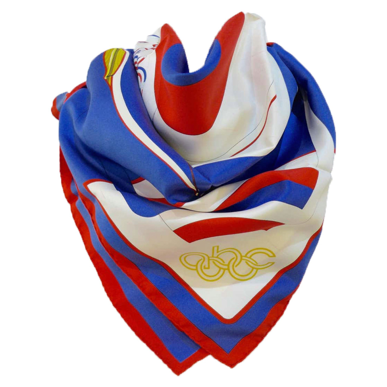 Hermes 1984 Summer Olympics Silk Scarf Leprix