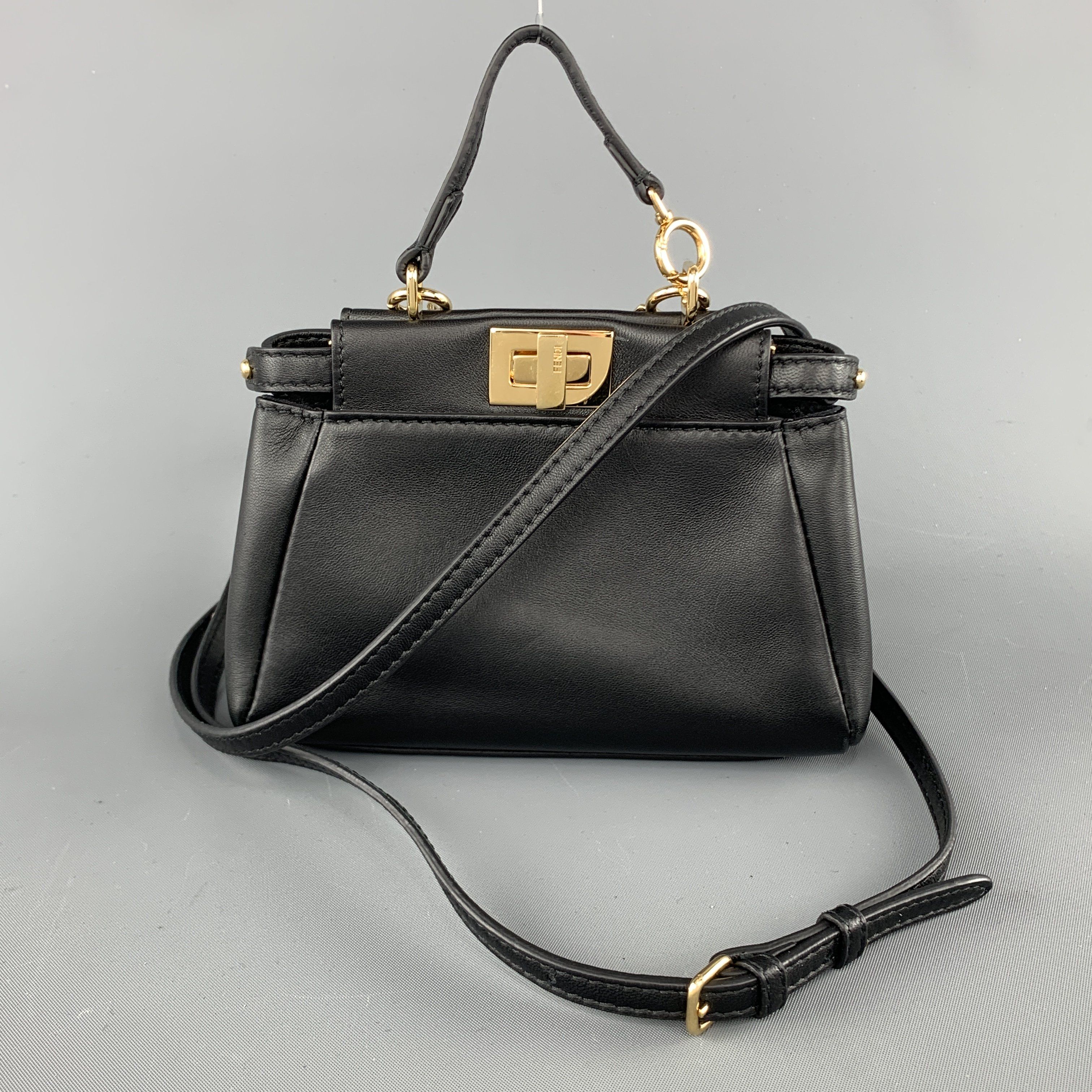 fendi micro peekaboo black
