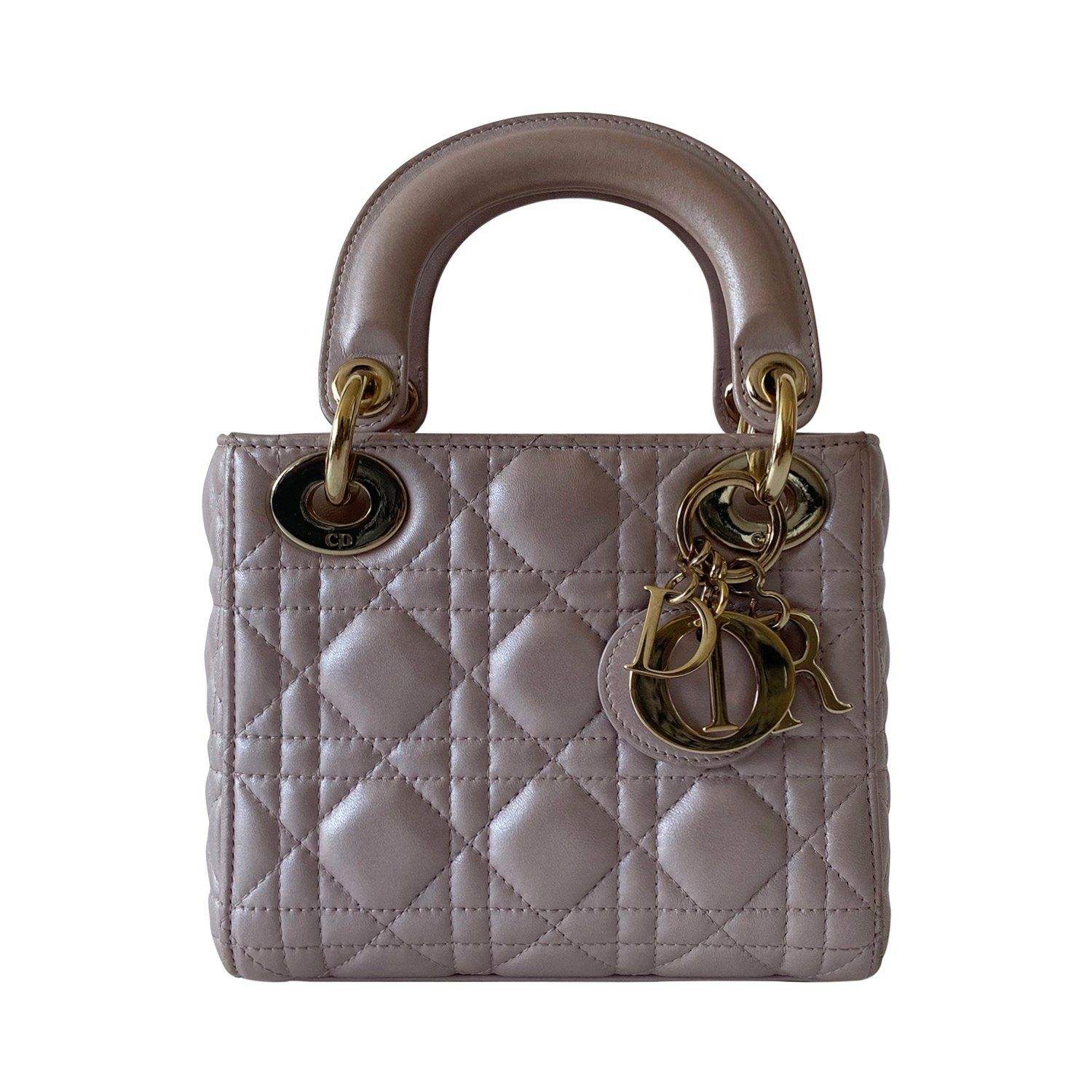 lady dior mini black gold