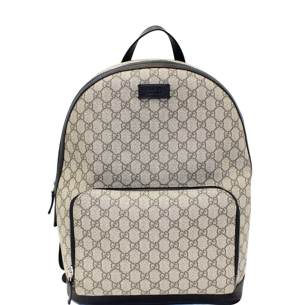 Gucci Gg Monogram Supreme Backpack Bag Leprix