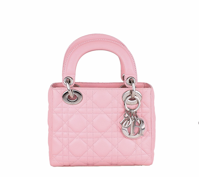 Christian Dior Pink Mini Lady Dior Bag Leprix