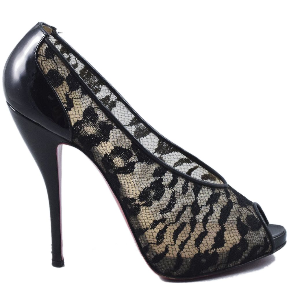 christian louboutin lace pump