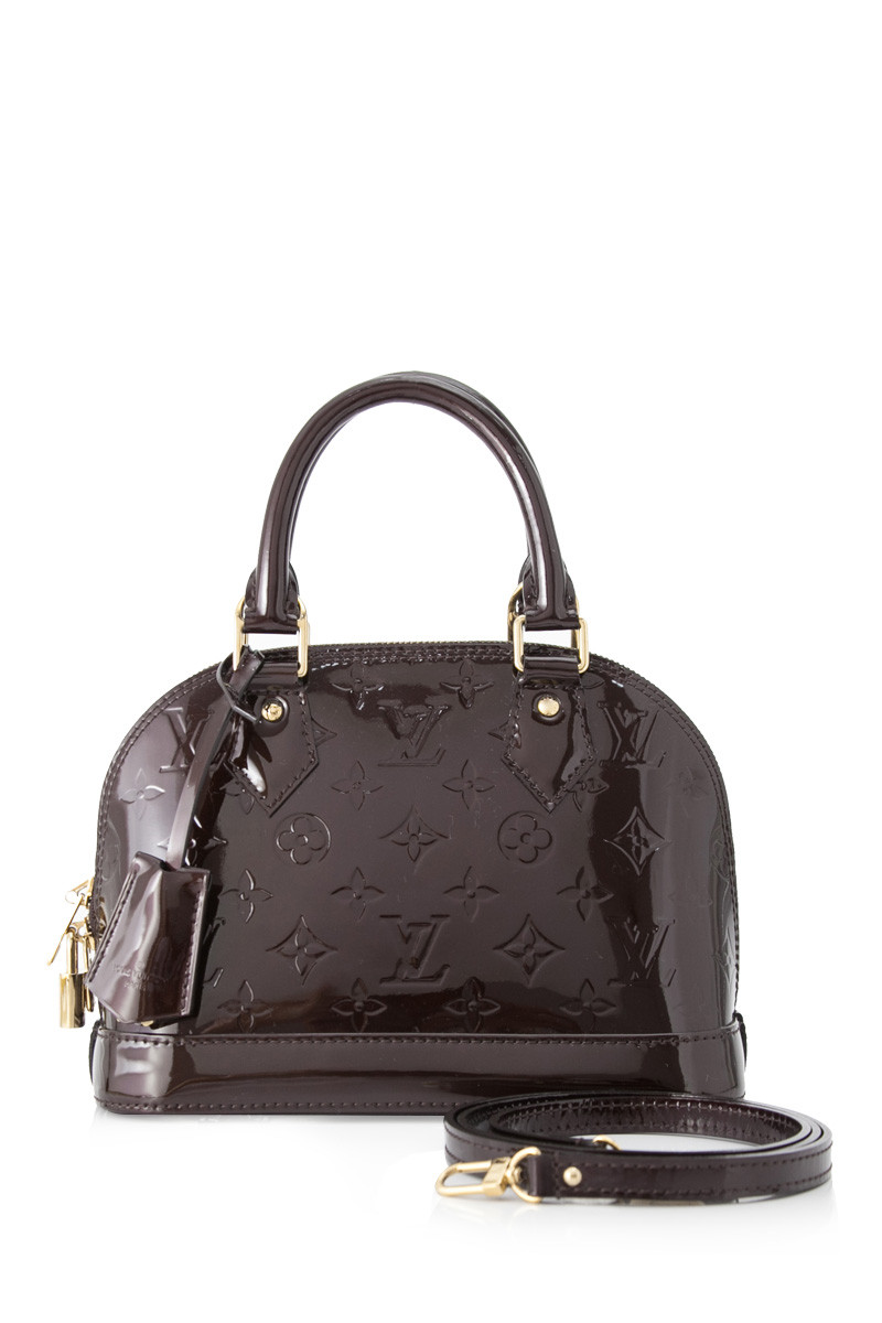 Pre Owned Louis Vuitton Monogram Vernis Alma Leprix Pre Owned Louis Vuitton Monogram Vernis Alma Leprix