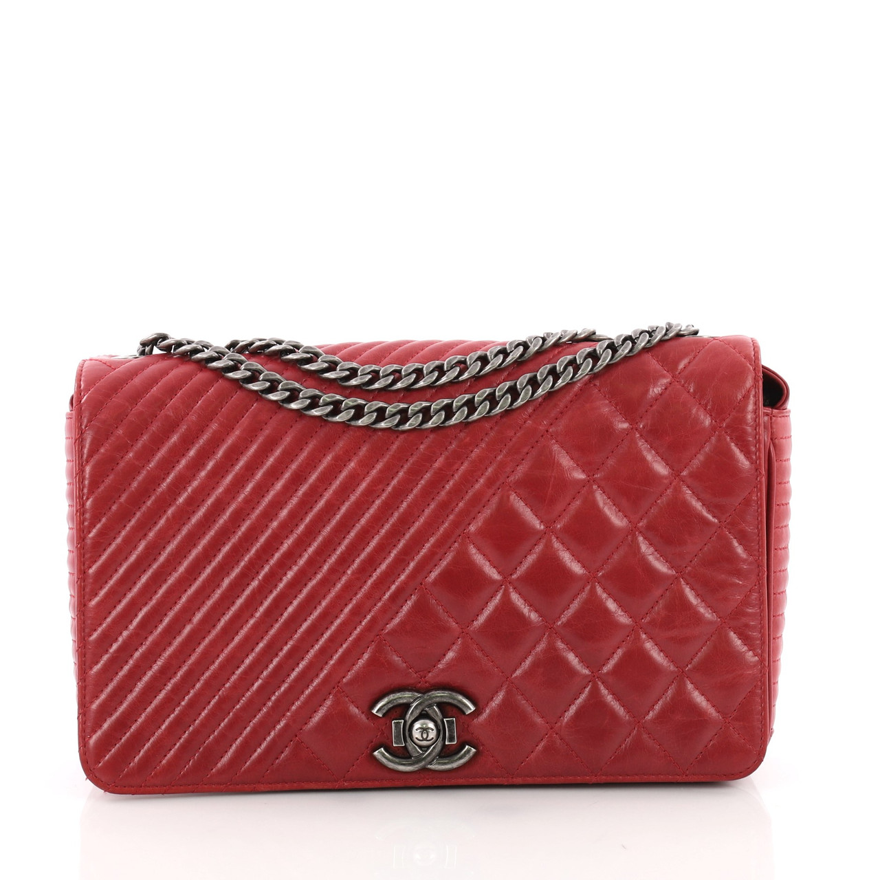 Chanel Coco Boy Flap Bag Quilted Aged Calfskin Medium Leprix Chanel Coco Boy Flap Bag Quilted Aged Calfskin Medium Leprix