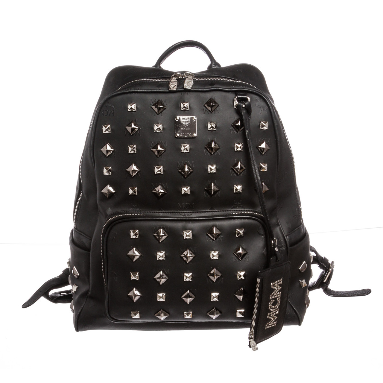 32 Cm 12 5 In Stark Backpack In Visetos Black Mcm Be