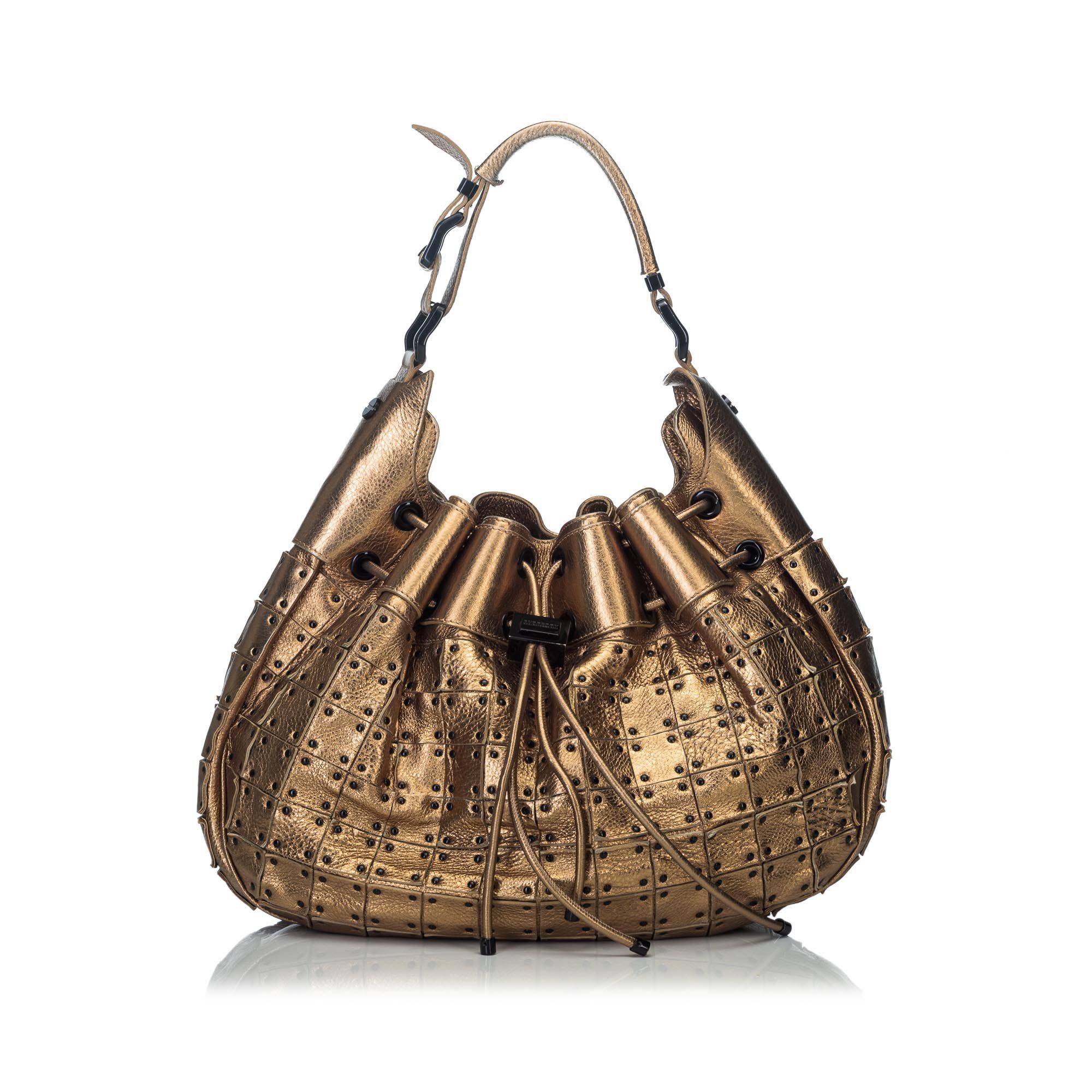 burberry gold bag