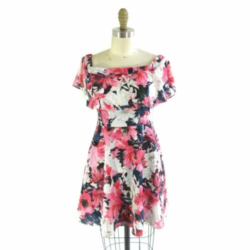 black halo pink dress