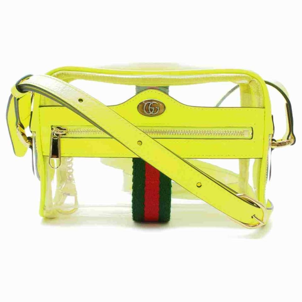 yellow clear bag