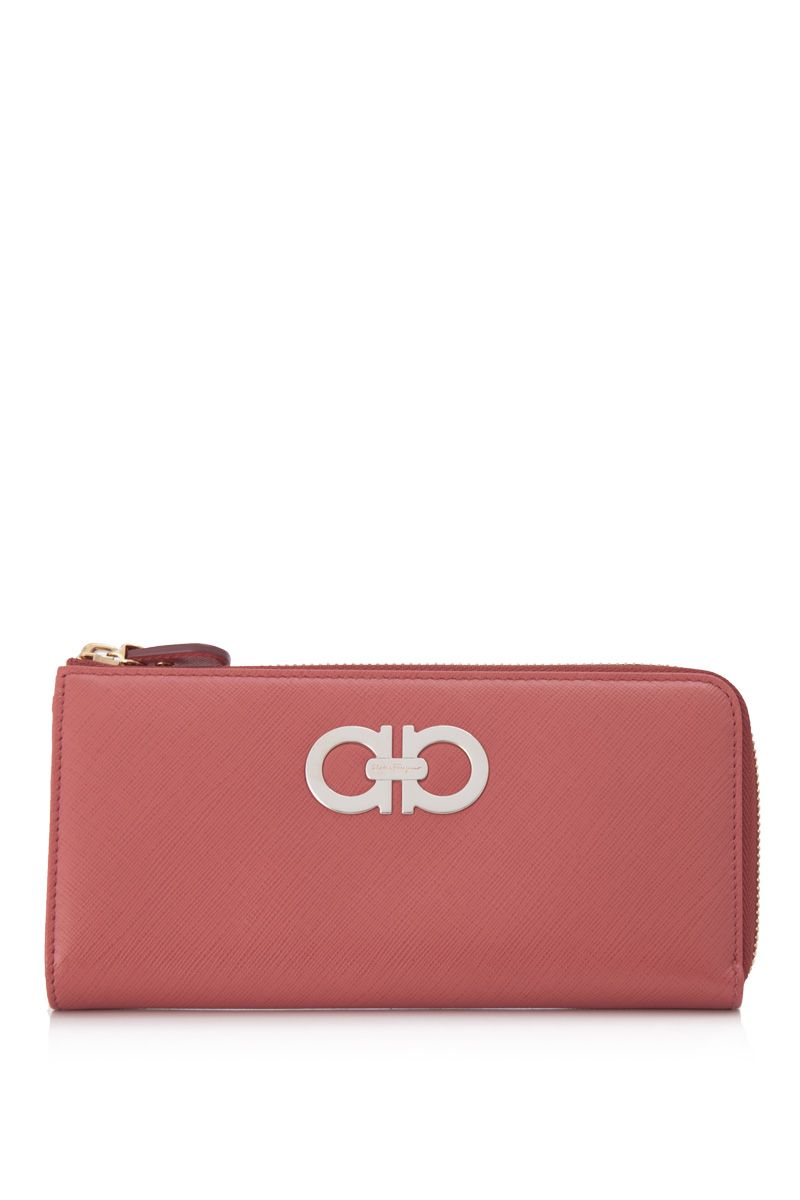 ferragamo zip around wallet