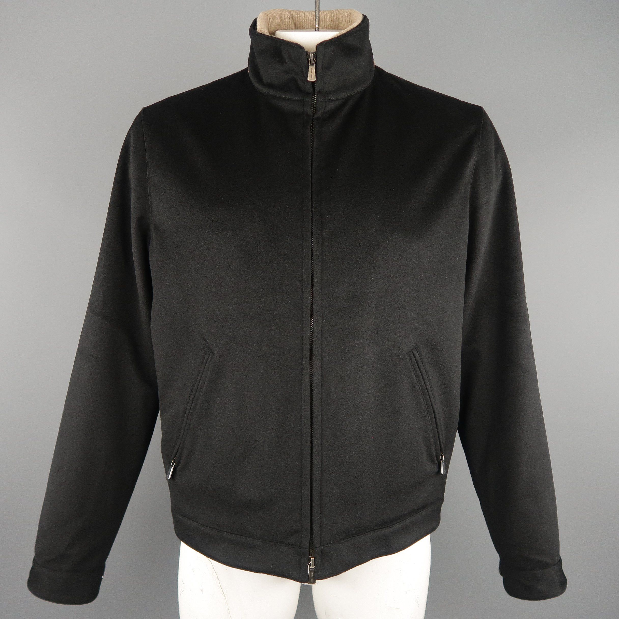 high collar bomber jacket