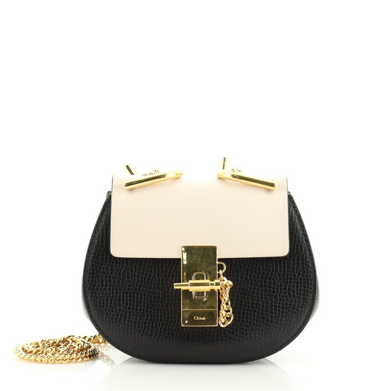 chloe nano leather drew crossbody