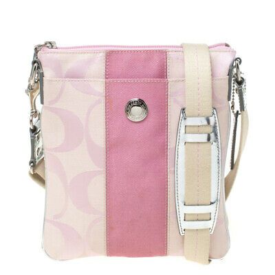 coach pink crossbody bag