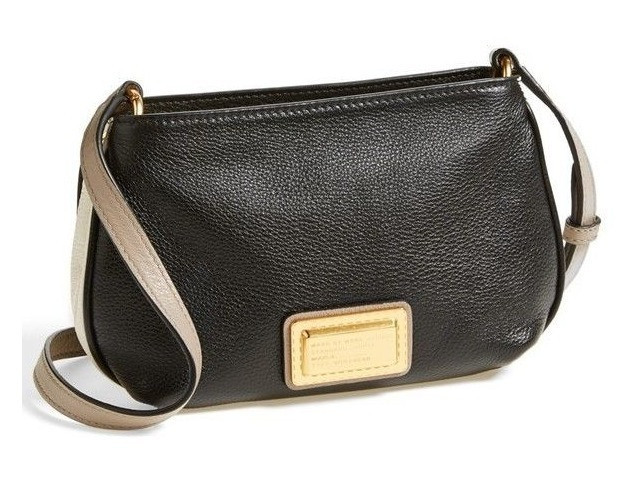 Marc Jacobs Classic Q Percy Black Color Block Mini Crossbody Bag Leprix Marc Jacobs Classic Q Percy Black Color Block Mini Crossbody Bag Leprix