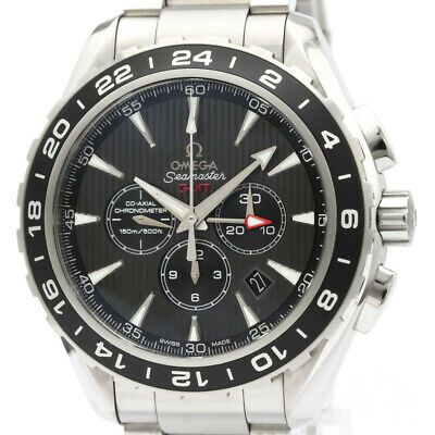 Polished OMEGA Seamaster Aqua Terra GMT 
