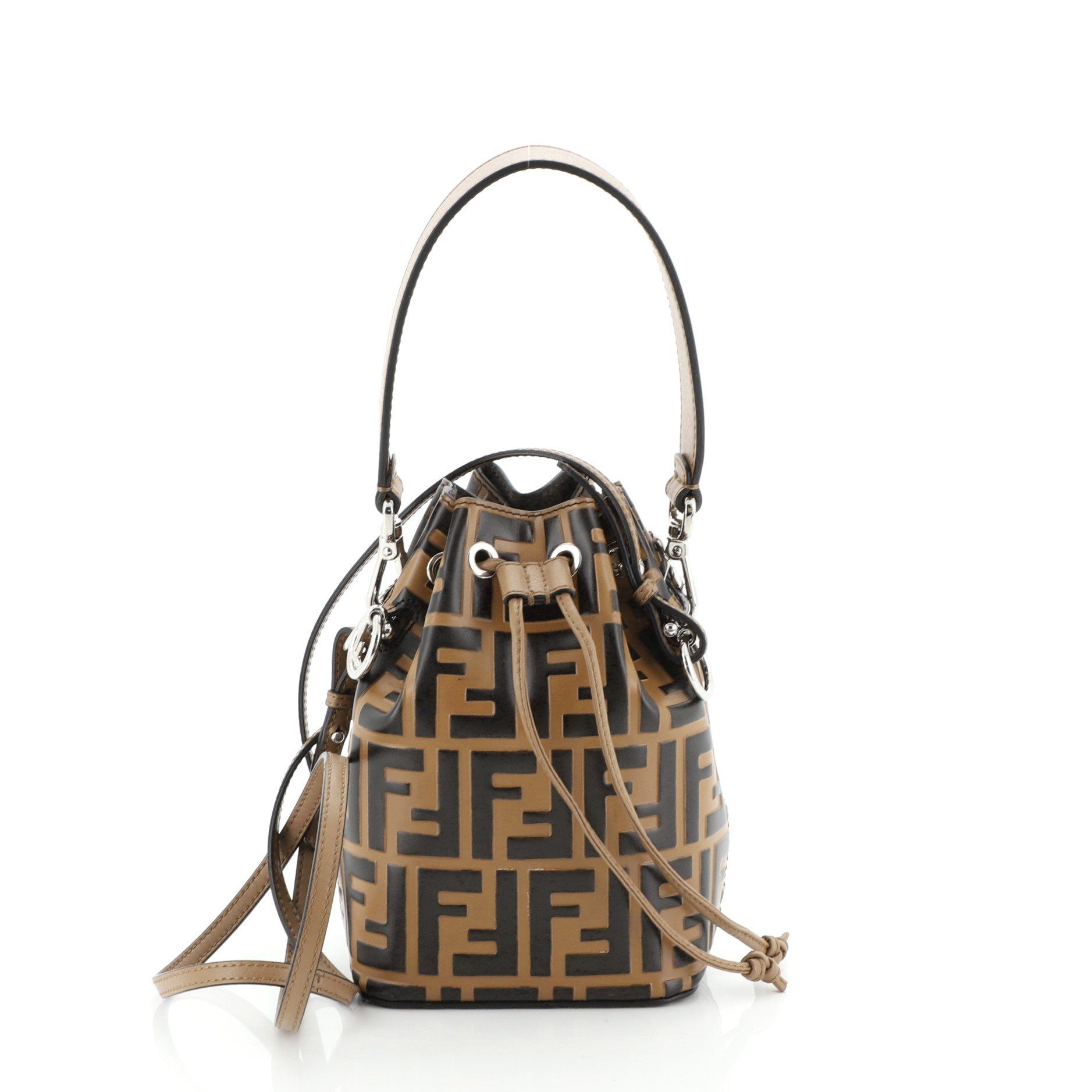 Fendi mon tresor bucket bag zucca Clearance