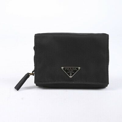 prada nylon wallet trifold
