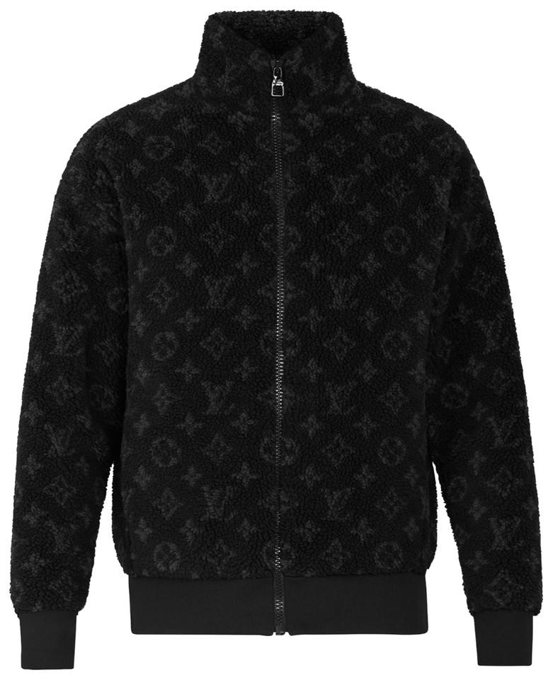 Louis Vuitton Xxl Mens Blue Nuit Monogram Jacquard Fleece Zip Leprix Louis Vuitton Xxl Mens Blue Nuit Monogram Jacquard Fleece Zip Leprix