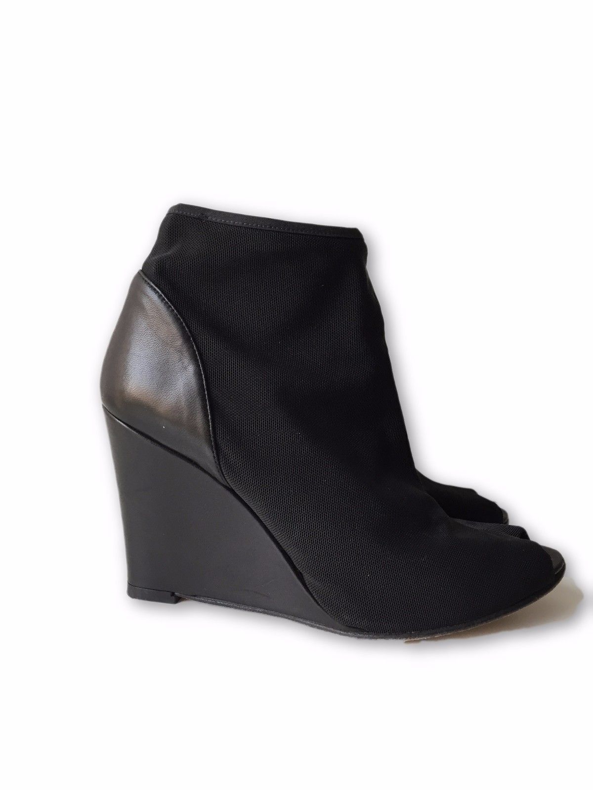 stuart weitzman peep toe booties