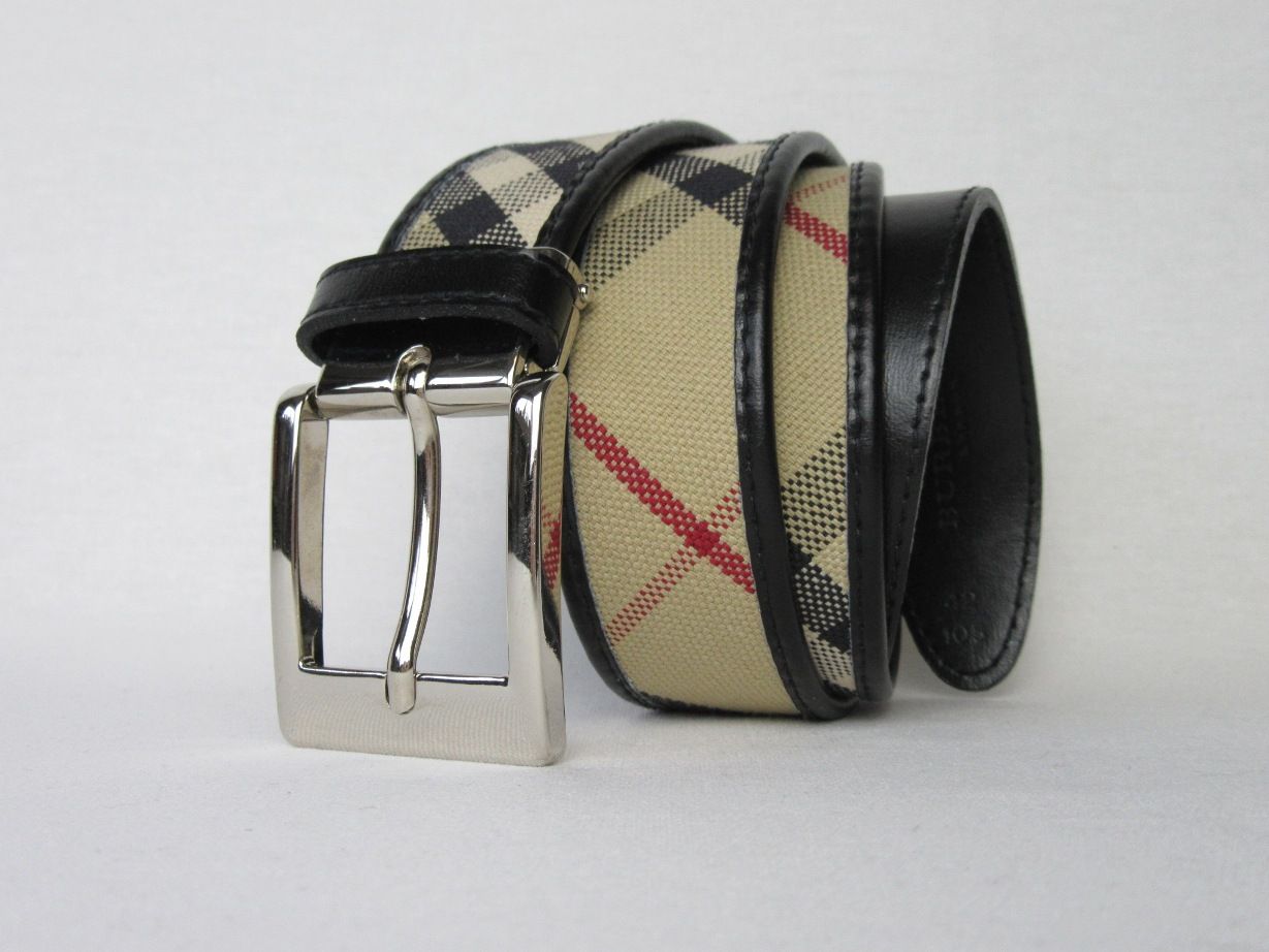 burberry belt silver